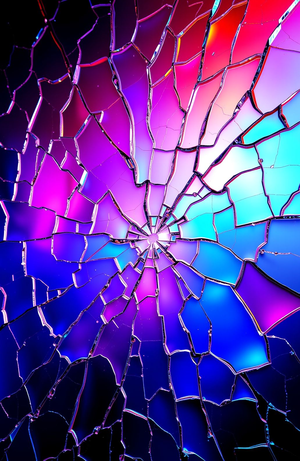 3d Broken Screen Wallpaper