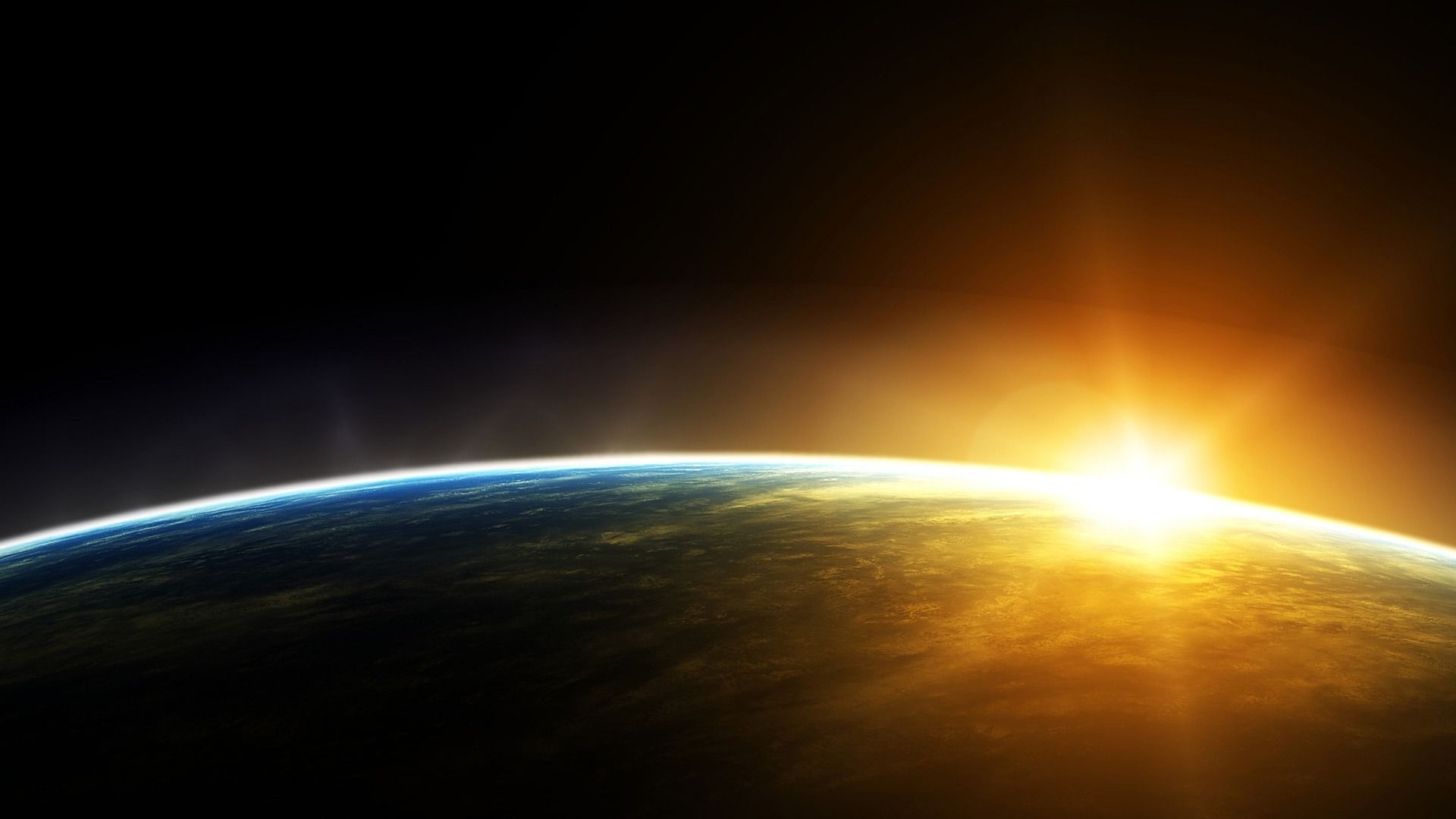 Sunrise Over Earth Nasa Pics About Space