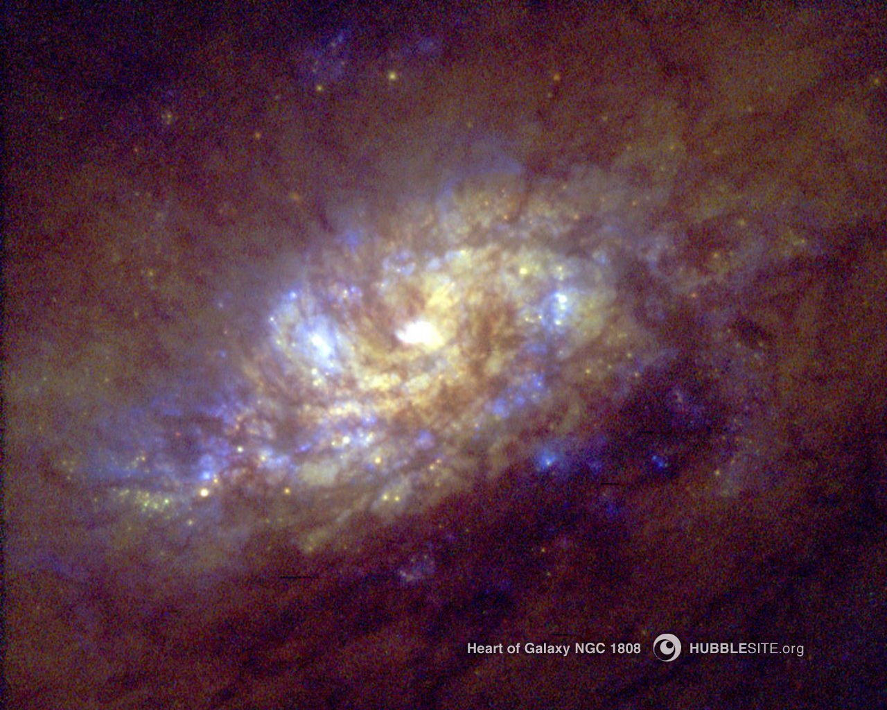 Desktop Wallpaper For Hearh Of Galaxy Hubble