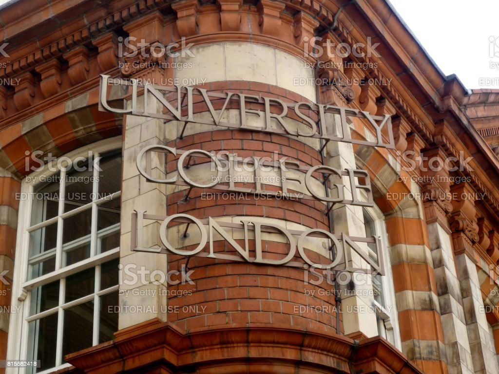 The Sign For University College London On Exterior Of