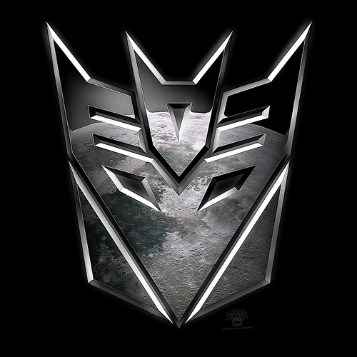 Transformers Dotm Tf3 Decepticons Logo Symbol For Pe