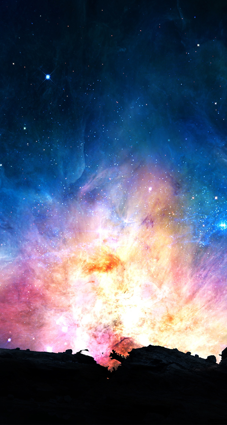Galaxy iPhone 5s Wallpaper iPad