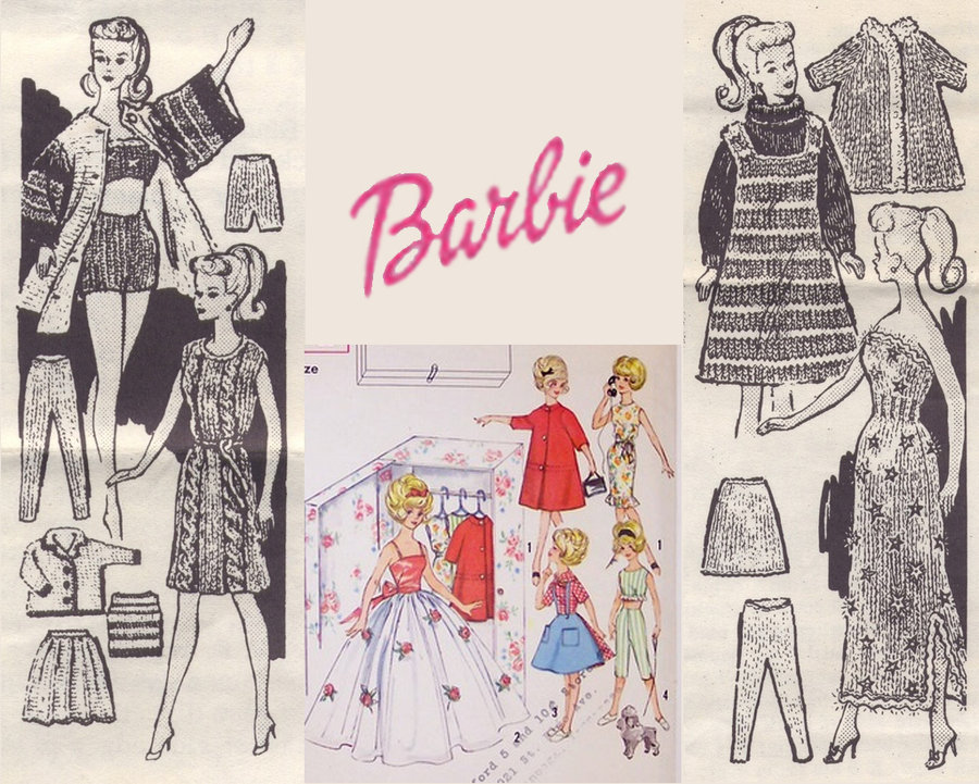 Vintage Barbie Wallpaper Design By