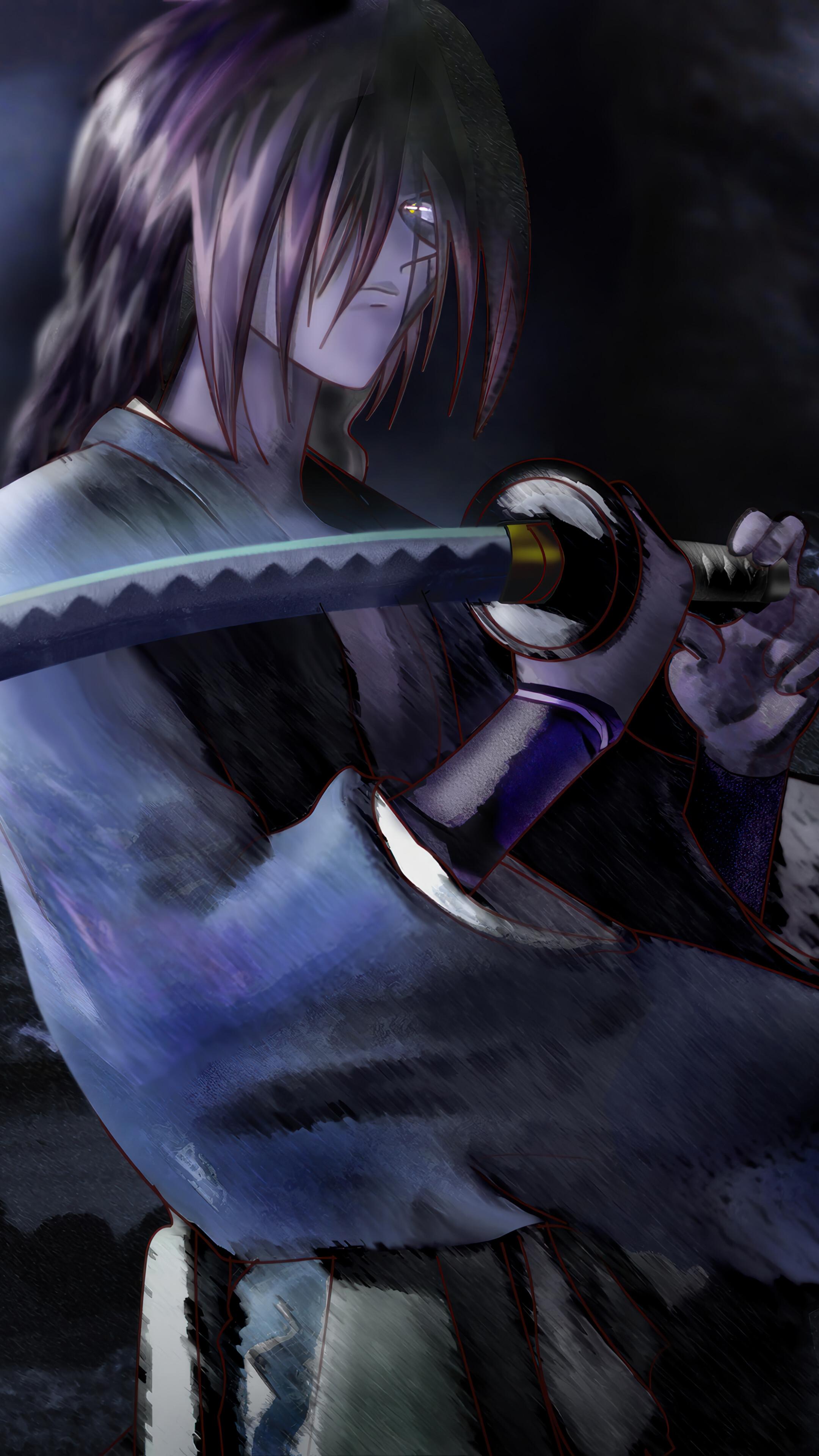 Kenshin Himura Katana Rurouni 4k Wallpaper iPhone HD Phone