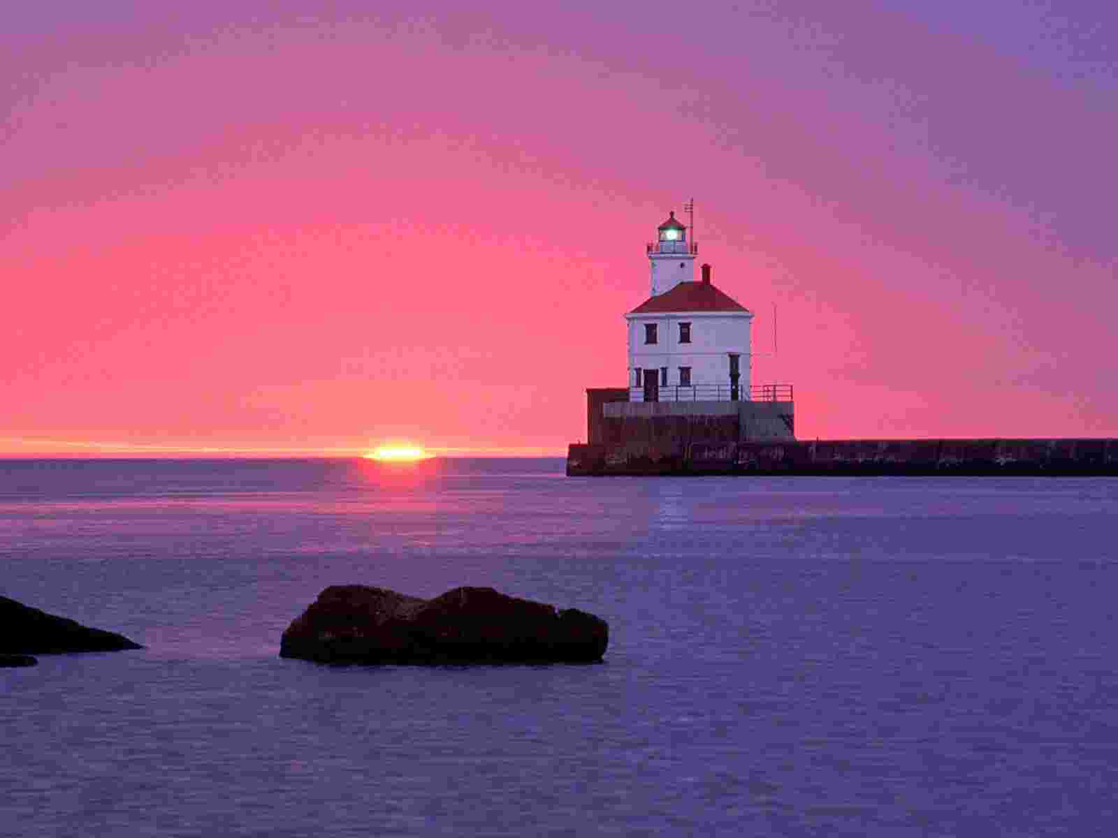 Wisconsin Point Lighthouse Wisconsin wallpaper   Lighthouses