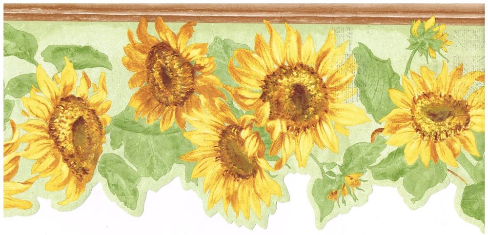 [46+] Sunflower Country Wallpaper Border on WallpaperSafari