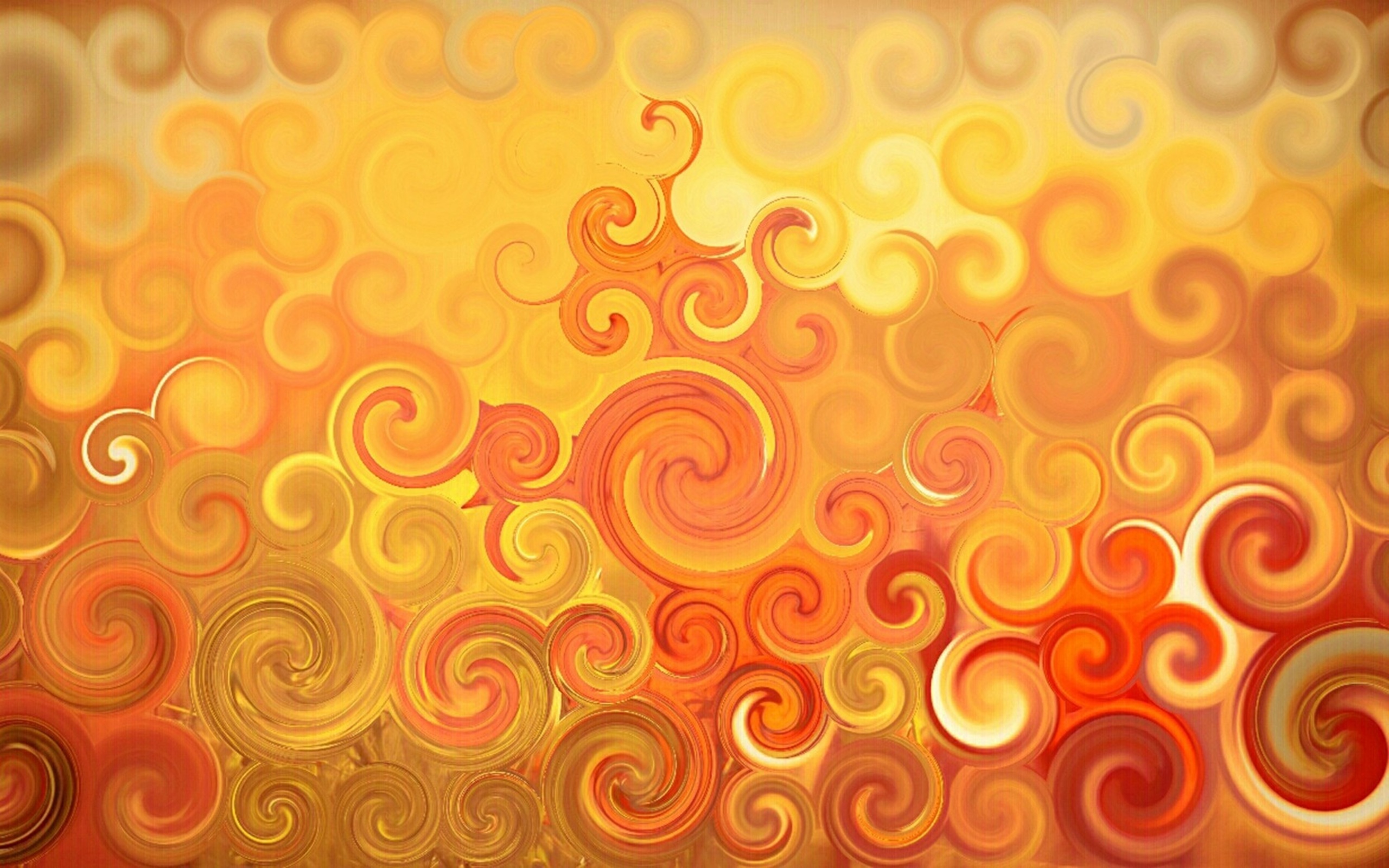 Wallpaper Circles Swirls Paint Background