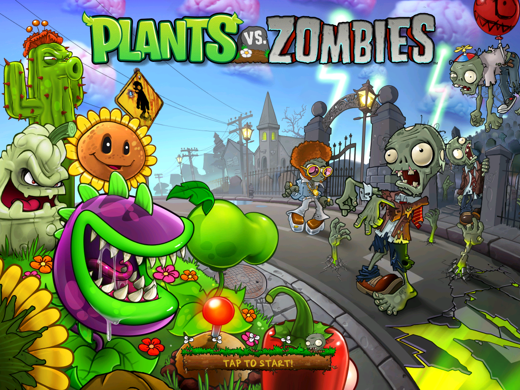 Download Plants vs Zombies HD Wallpaper - Wallpaper Safari