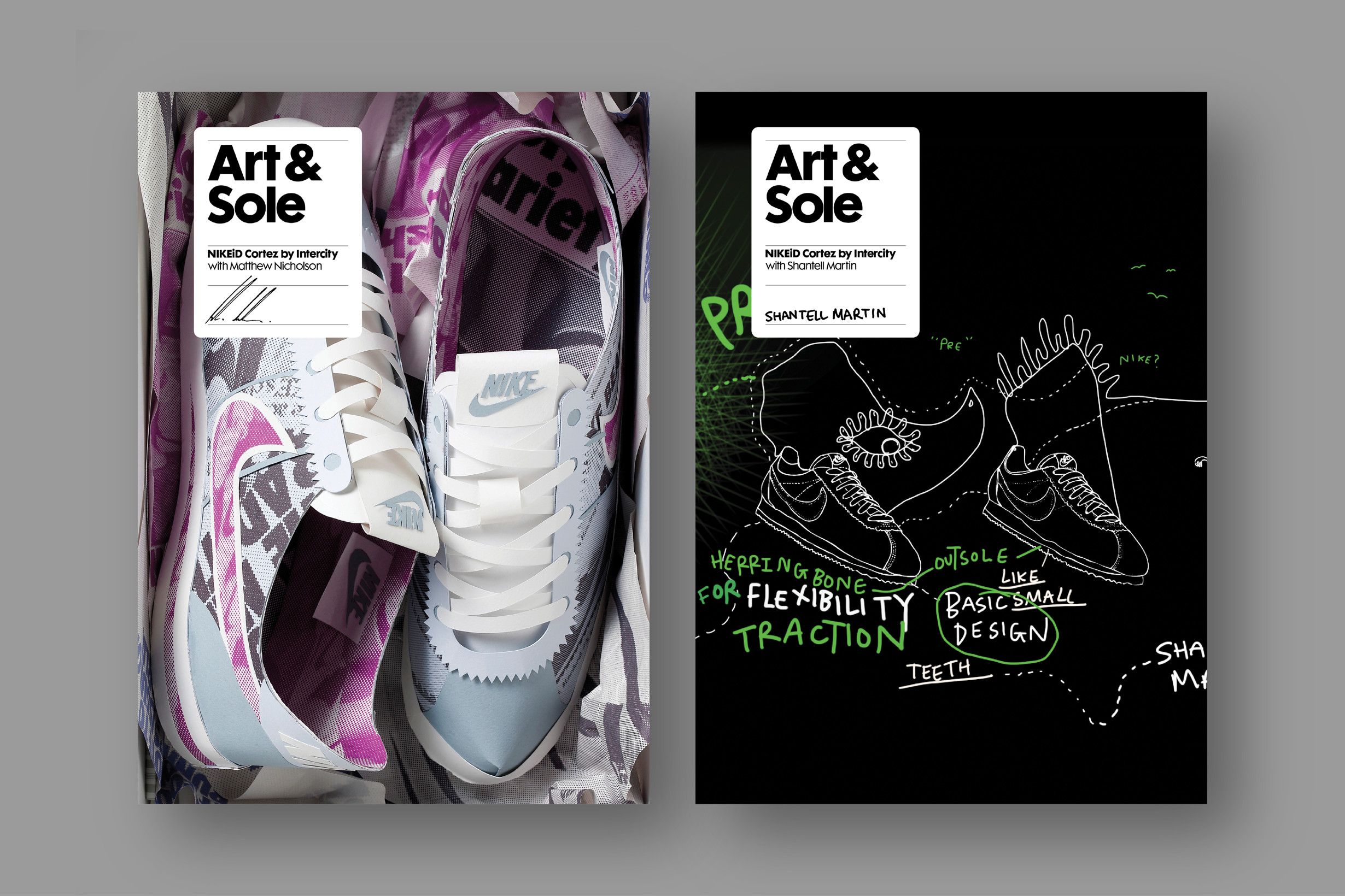 Intercity Nike Art Sole Cortez Id Book Covers With Matthew