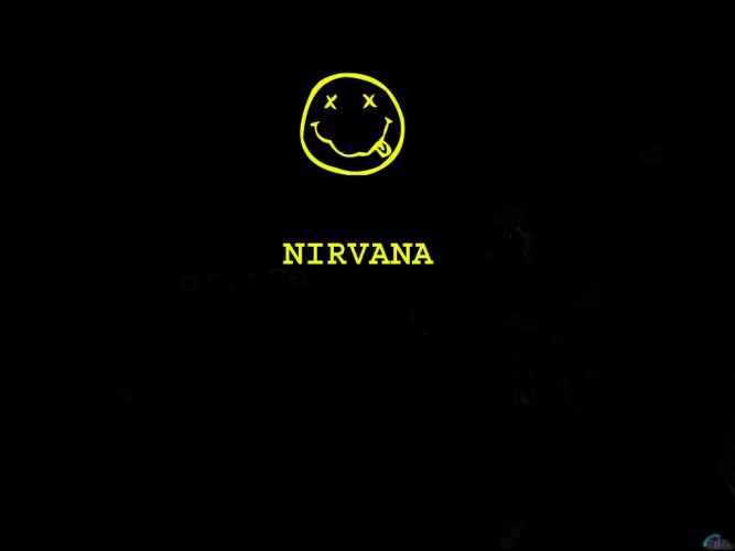 Download Wallpaper Nirvana logo Desktop wallpapers and photos