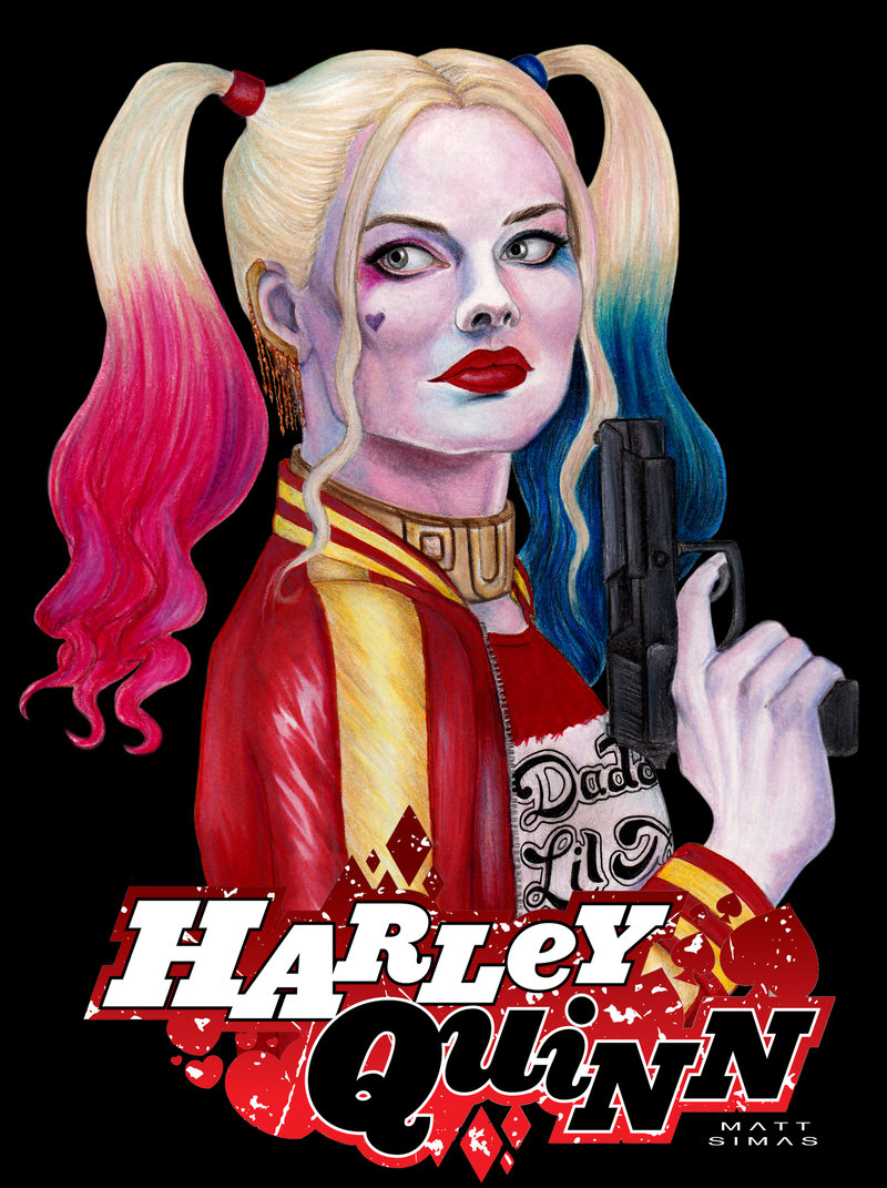 Margot Robbie Harley Quinn By Mattsimas