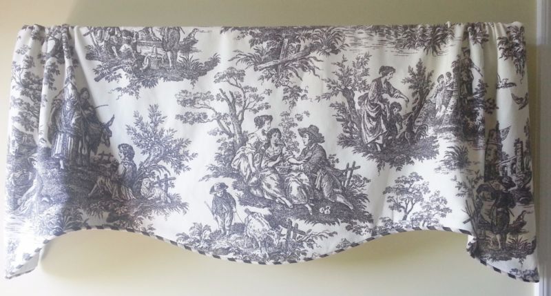 Country Life By Waverly Scalloped Window Valance W French