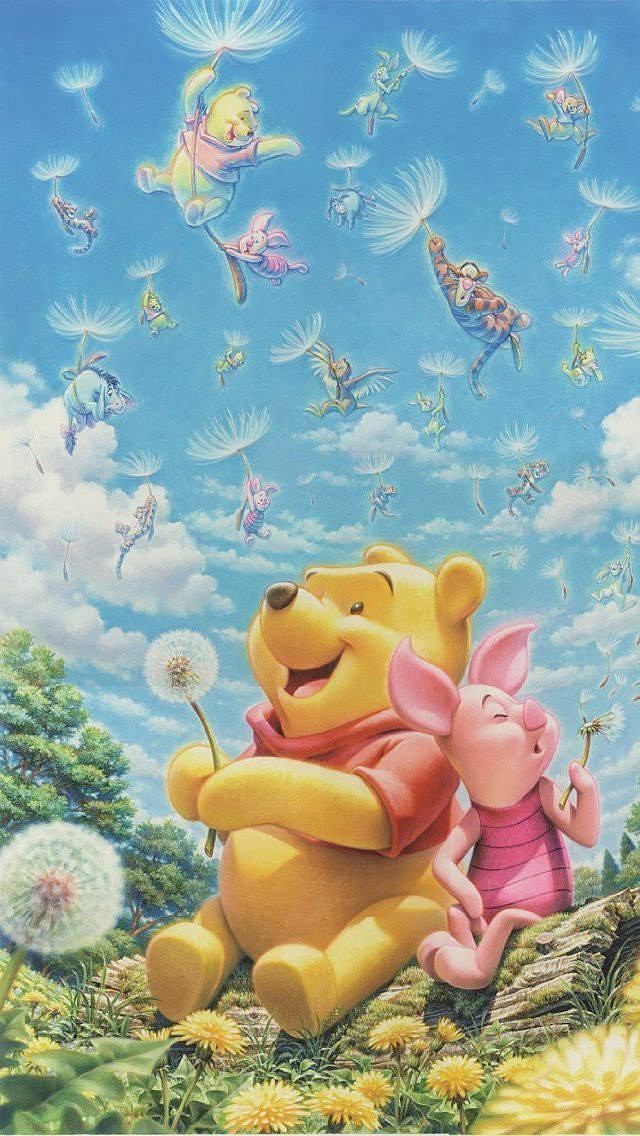 Best Friends Cloud And Pooh Bear Image Winnie The
