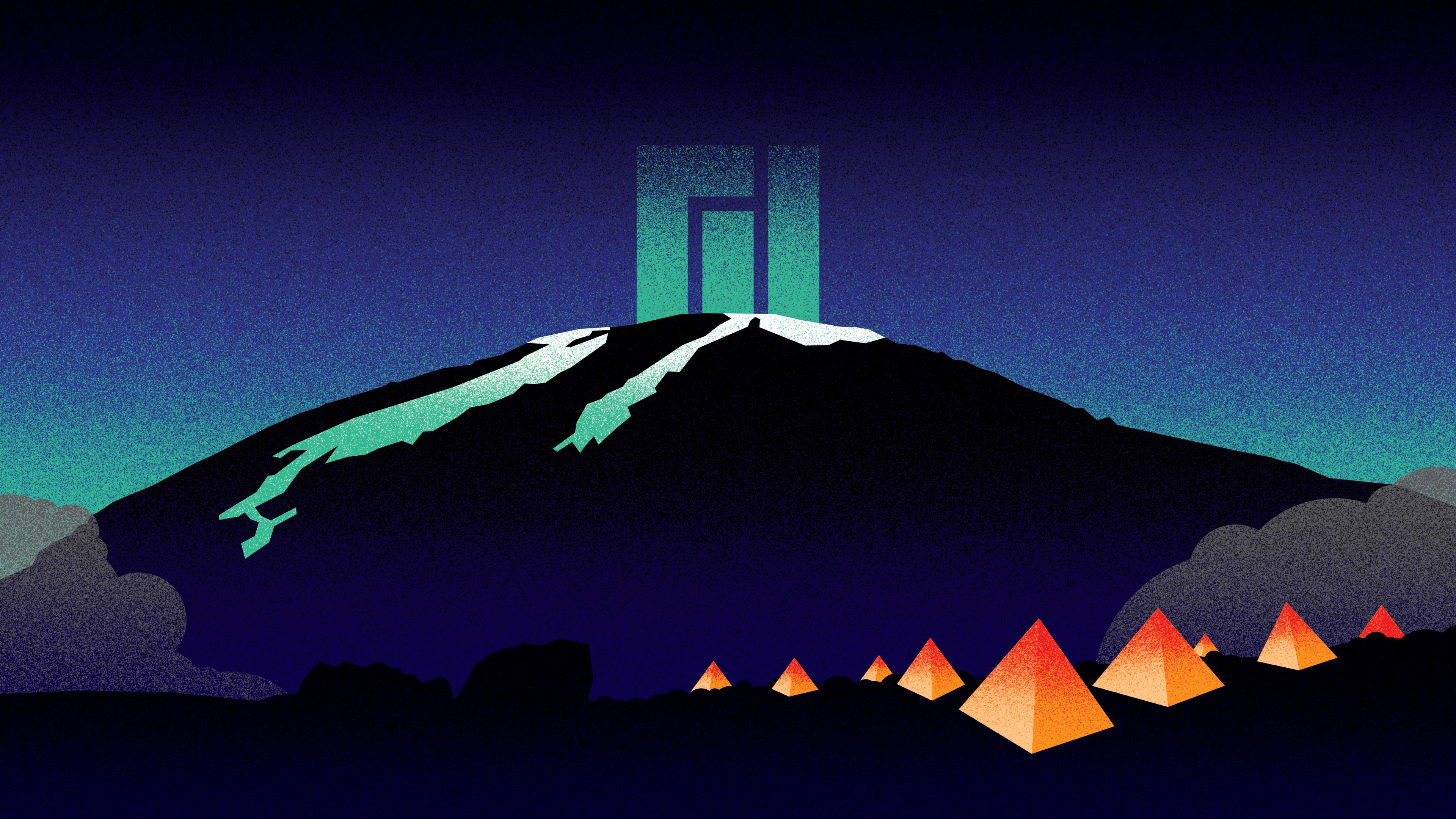 Made A Kilimanjaro Styled Wallpaper Manjaro Linux Forum