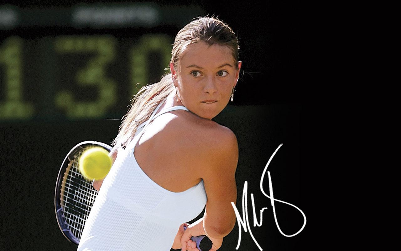 Tennis Star Players Maria Sharapova New HD Wallpaper