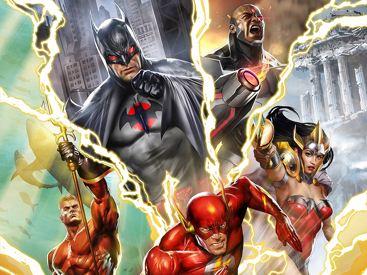 Justice League The Flashpoint Paradox HD Wallpaper