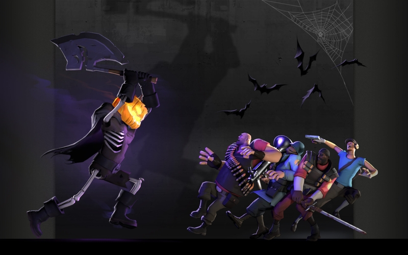 Heavy Tf2 Halloween Scout Demoman Team Fortress