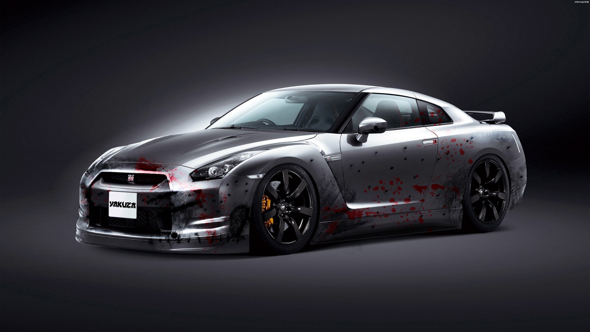 Nissan Gtr Black Edition Wallpaper