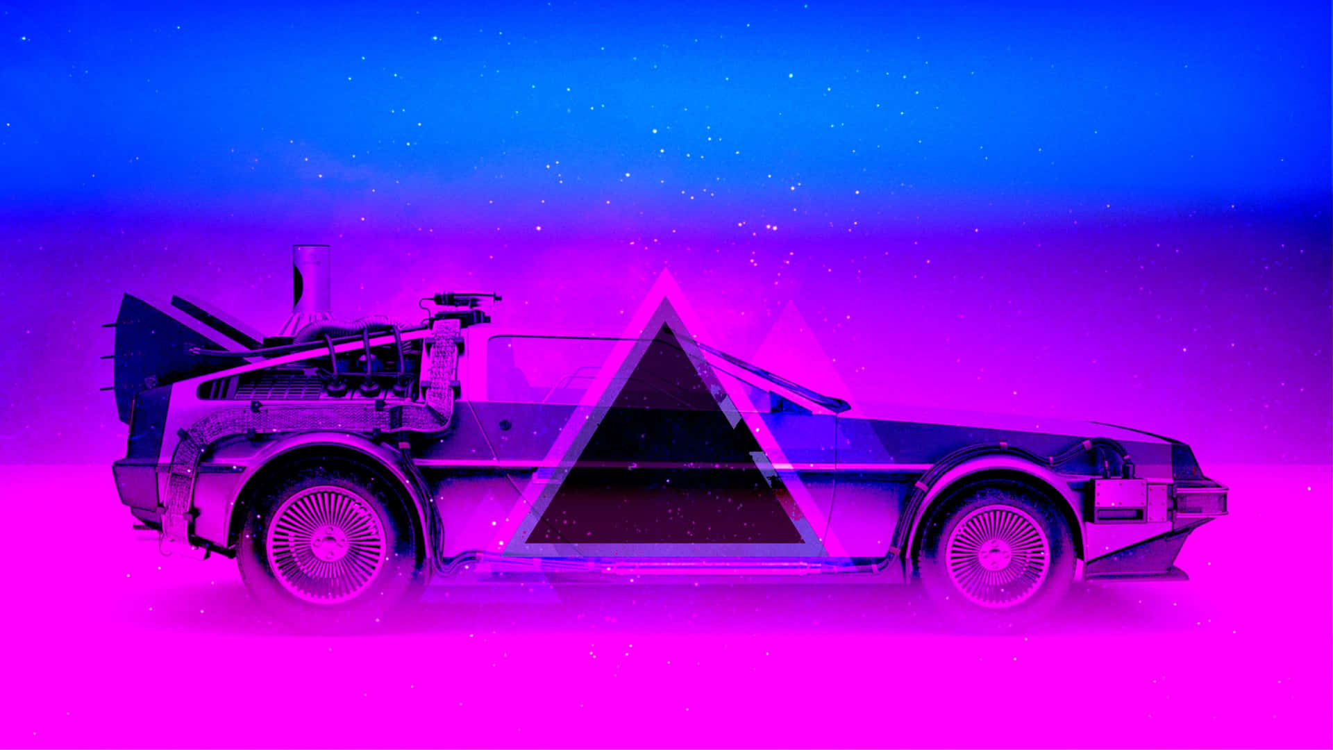 Delorean 4k Wallpaper