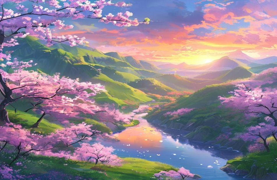 Anime Landscapes Wallpaper