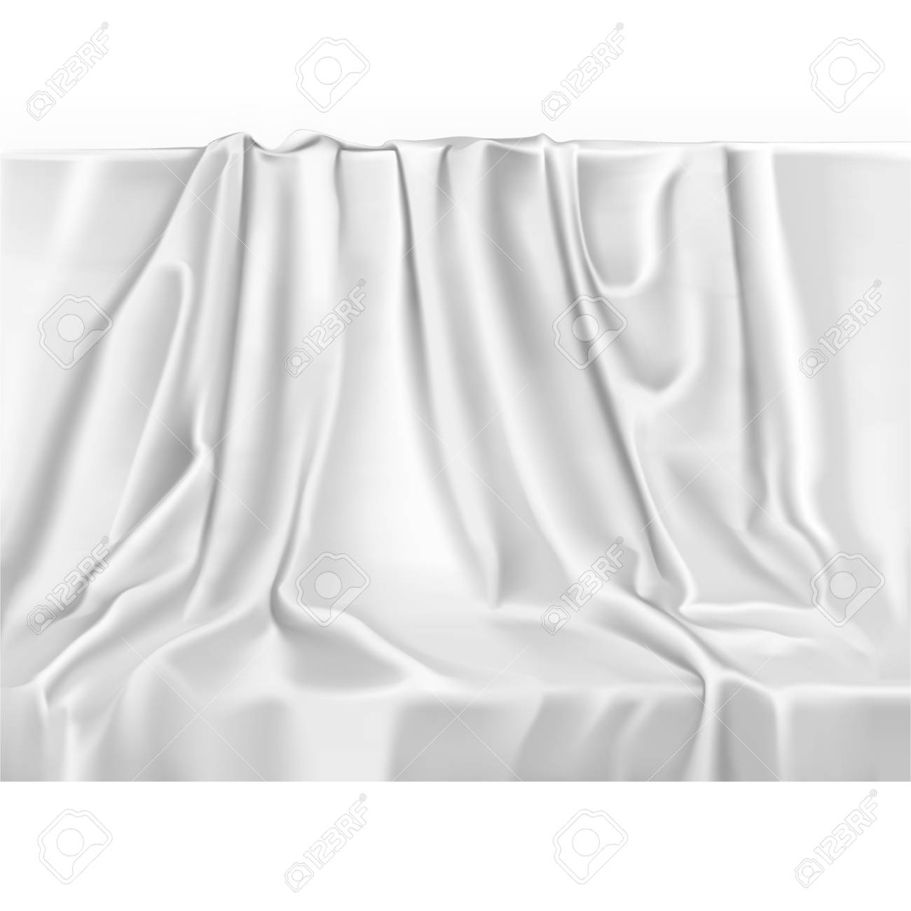 Vector White Drape Background Royalty Cliparts Vectors And