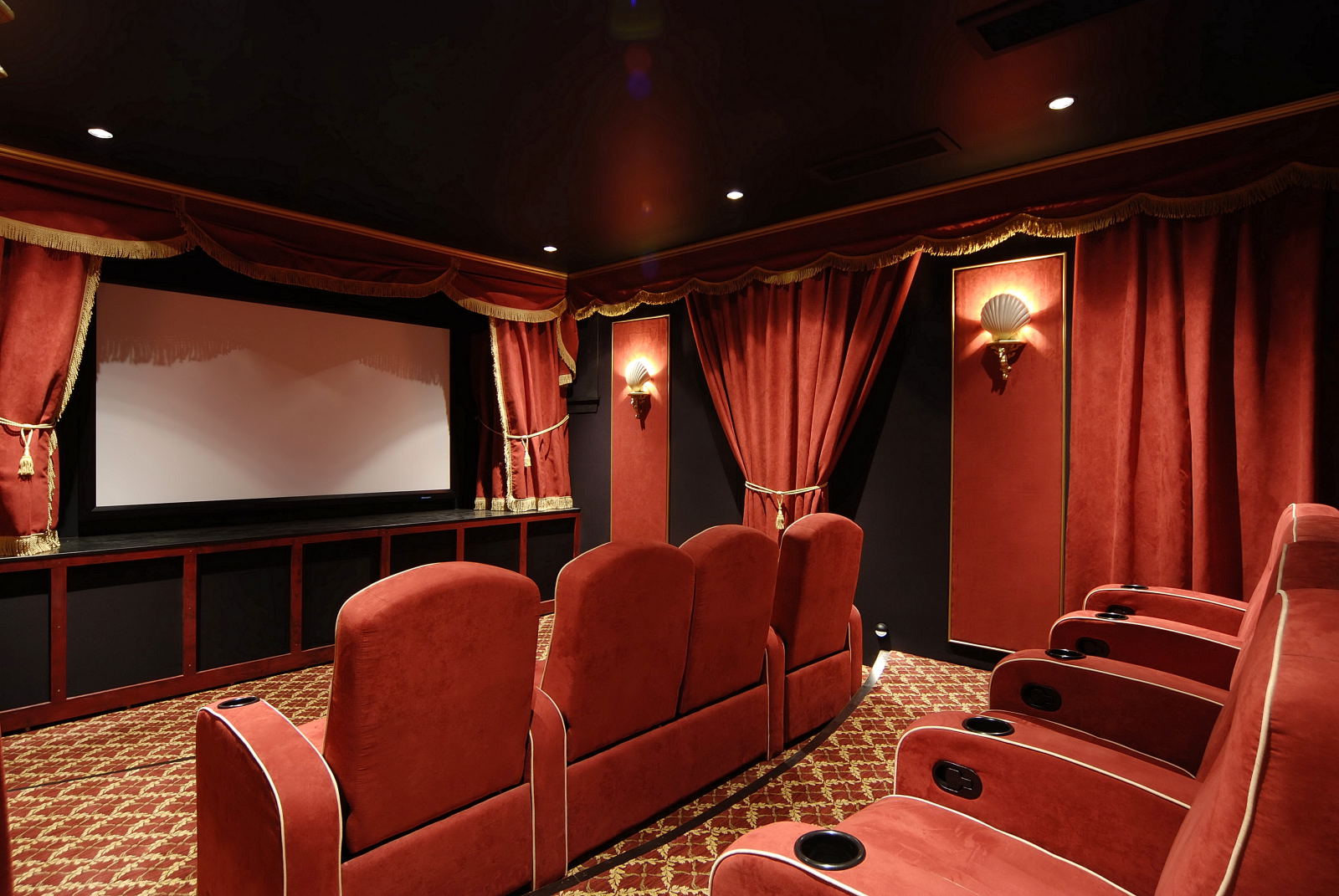 Home Theater Or Theatre Is A Built In Designed