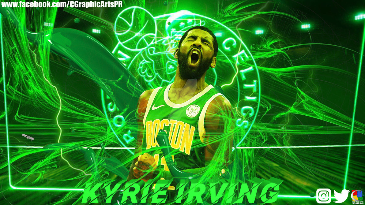 Boston Celtics Kyrie Irving Wallpaper By Cgraphicarts