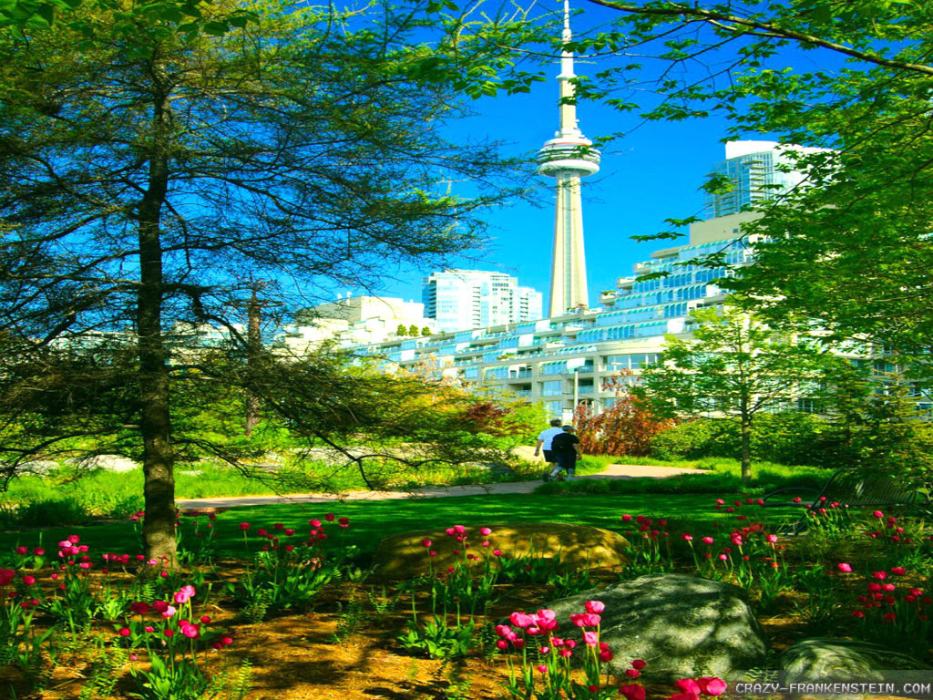 Toronto Music Garden Spring In Canada Wallpaper Pixel