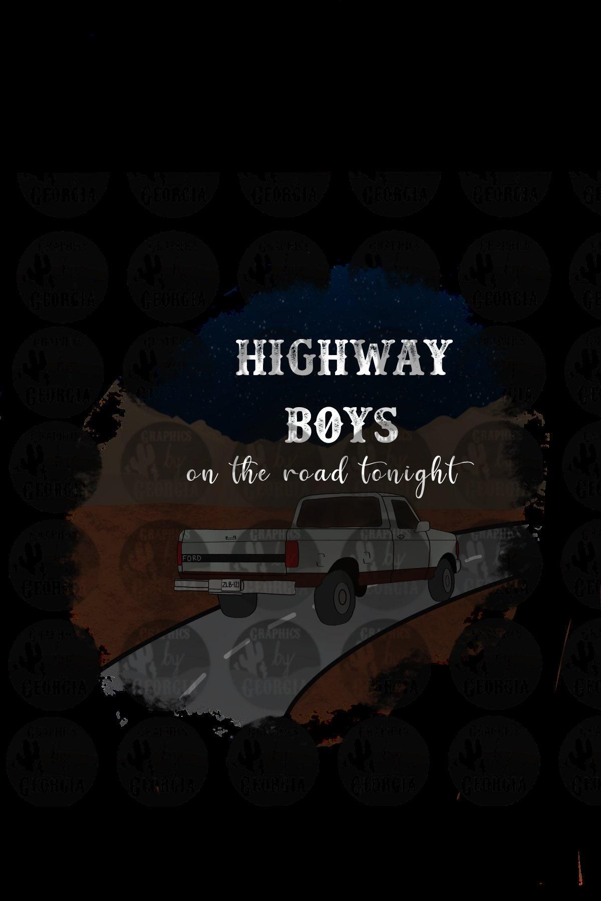 Highway Boys Zach Bryan Country Music PNG Digital   Etsy Australia