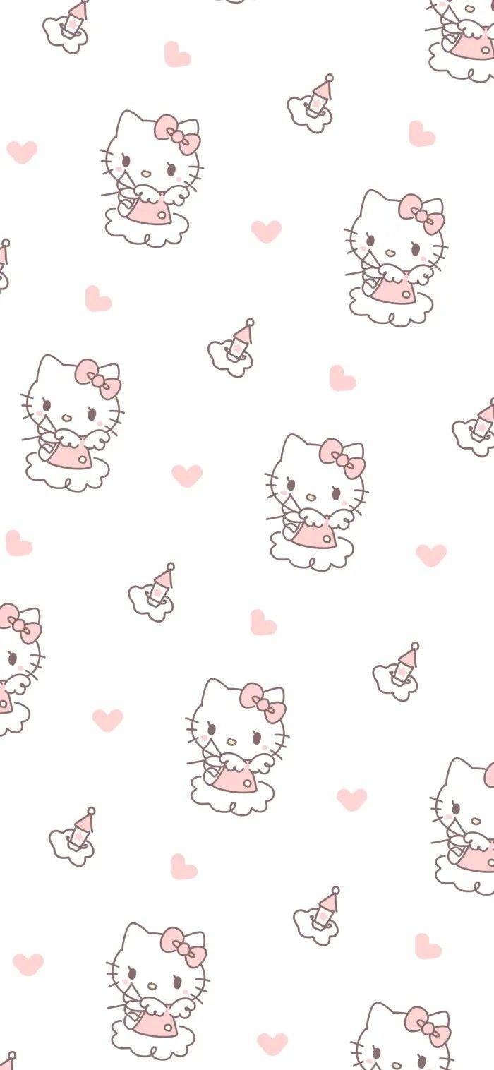 Ari On Idk Hello Kitty iPhone Wallpaper