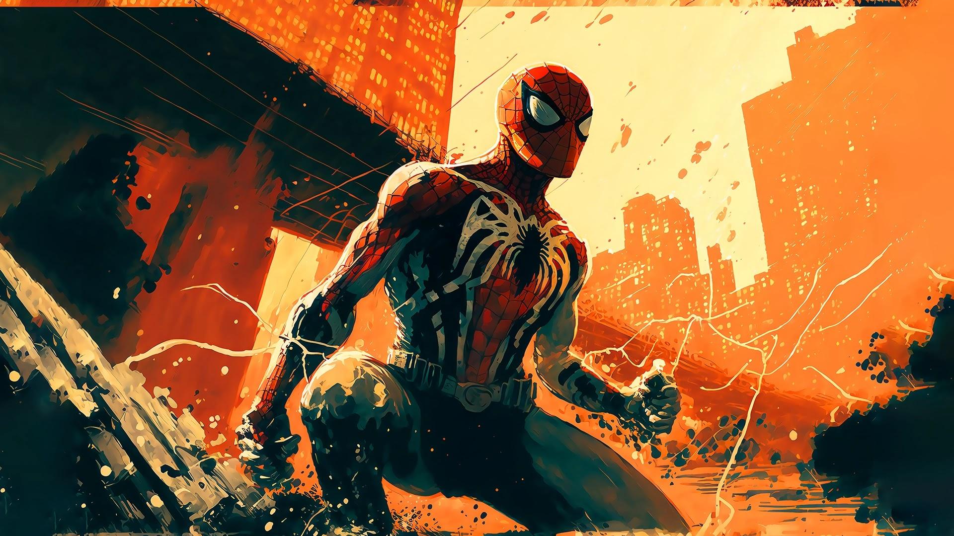 4K AI Wallpaper for PC Spider Man