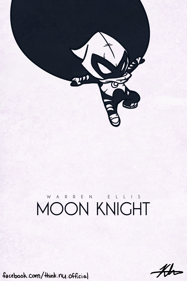 Drew A Phone Wallpaper Of Moon Knight S New Costume R Icbooks