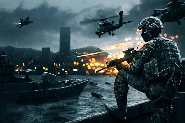 Amazing fan made Battlefield 4 wallpaper