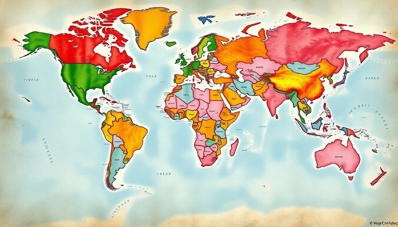 World Map Hd Wallpaper