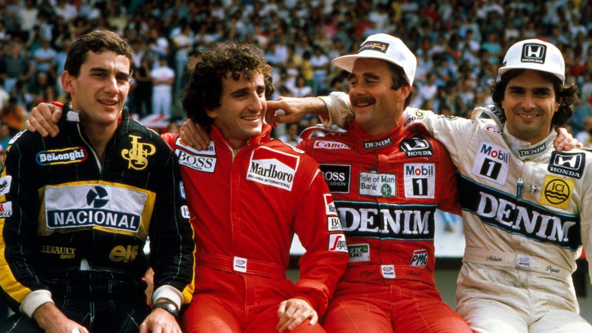Alain Prost Ayrton Senna Nelson Piquet Formula Nigel Mansell HD
