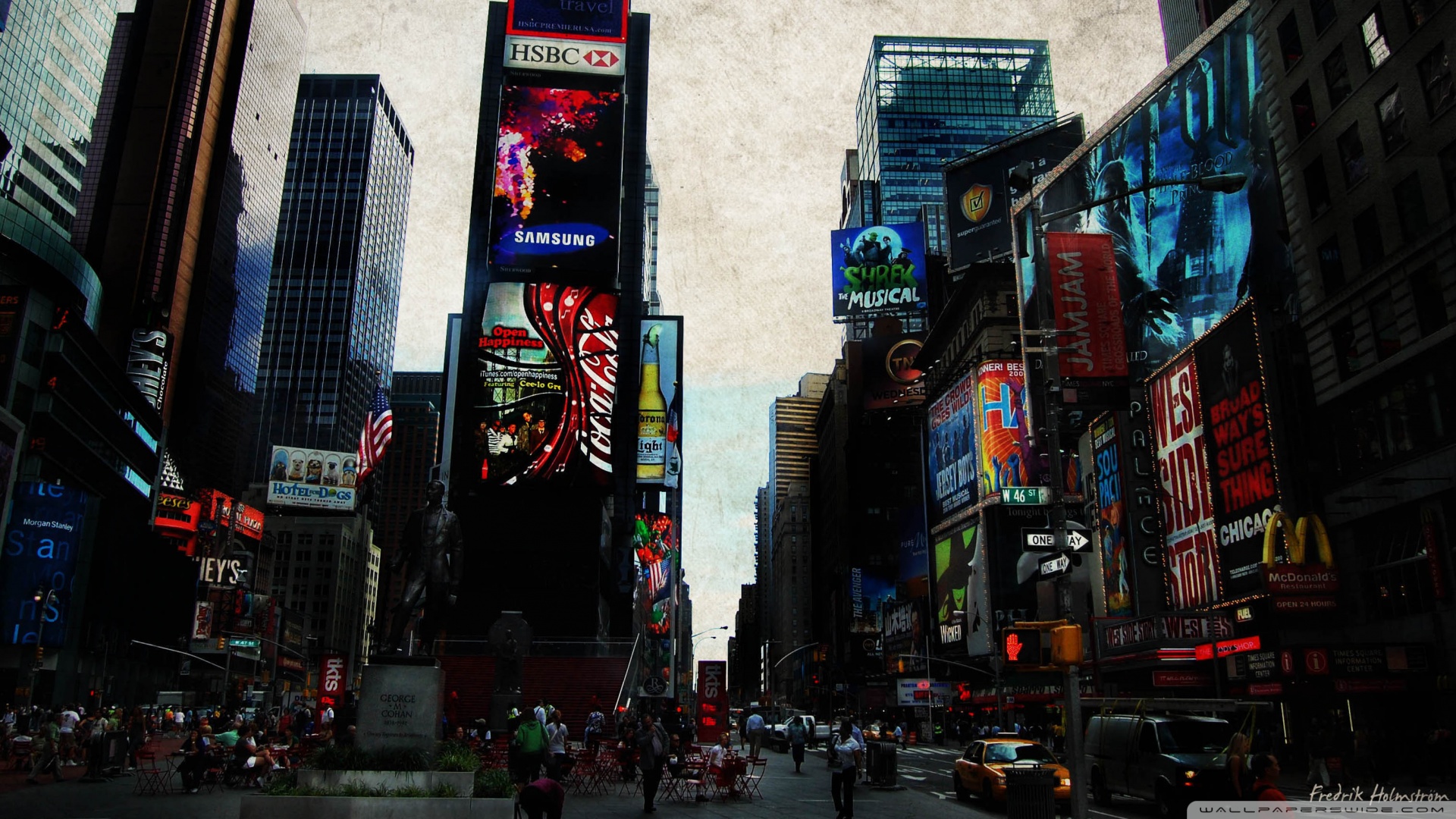 Times Square Ultra HD Desktop Background Wallpaper for 4K UHD TV