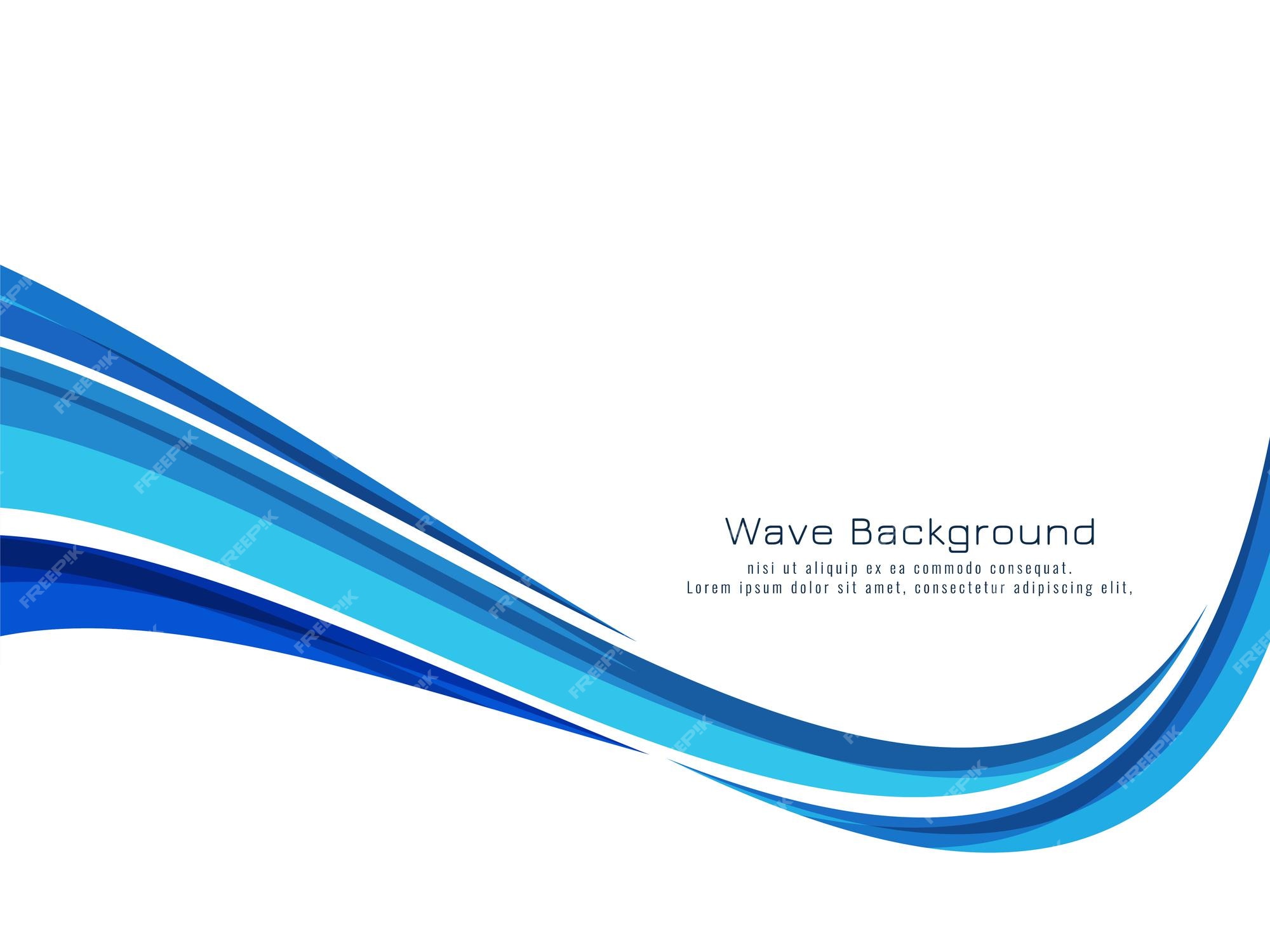 Wave Design Background Wallpaper