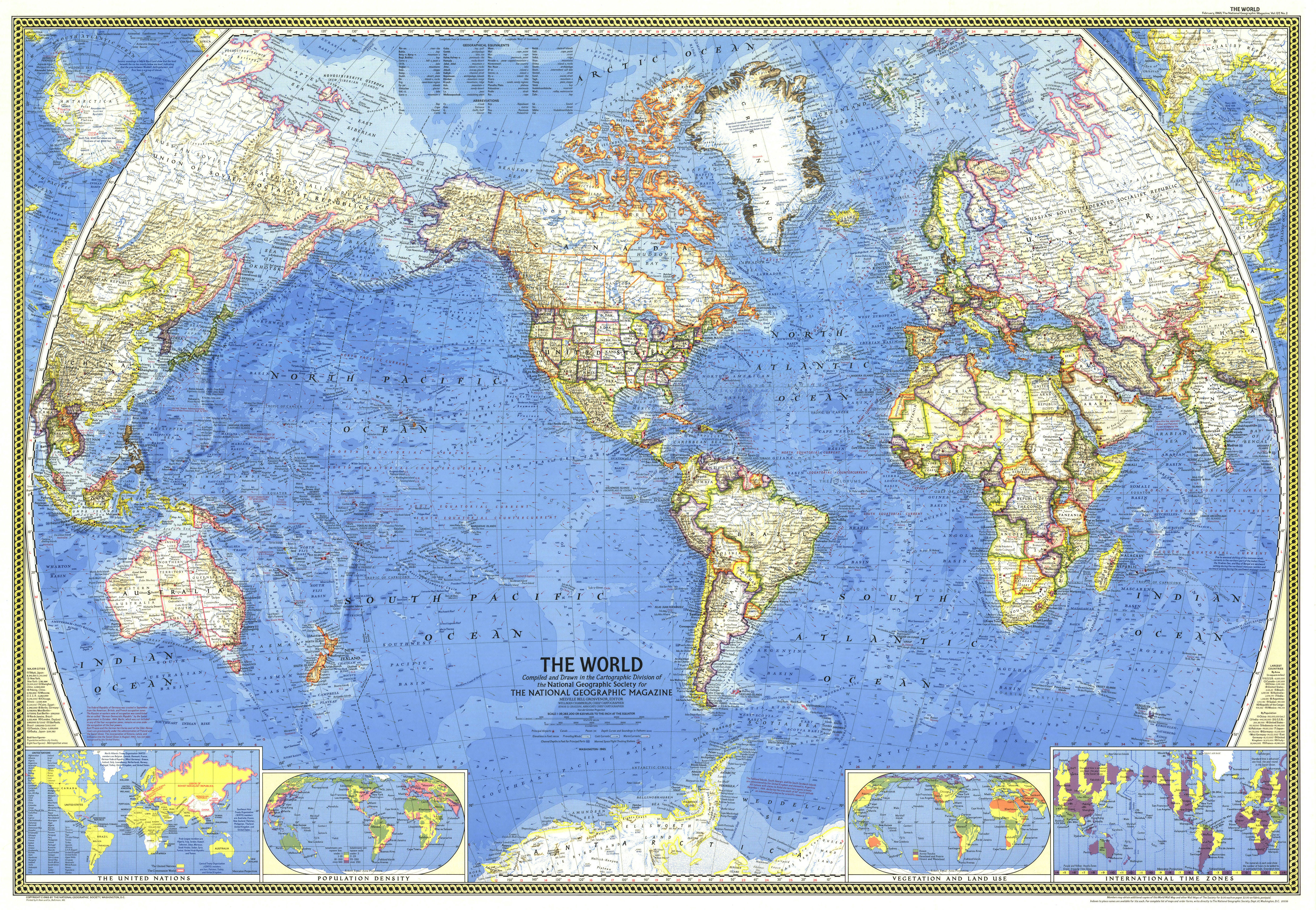 World Map High Resolution HD Wallpaper General