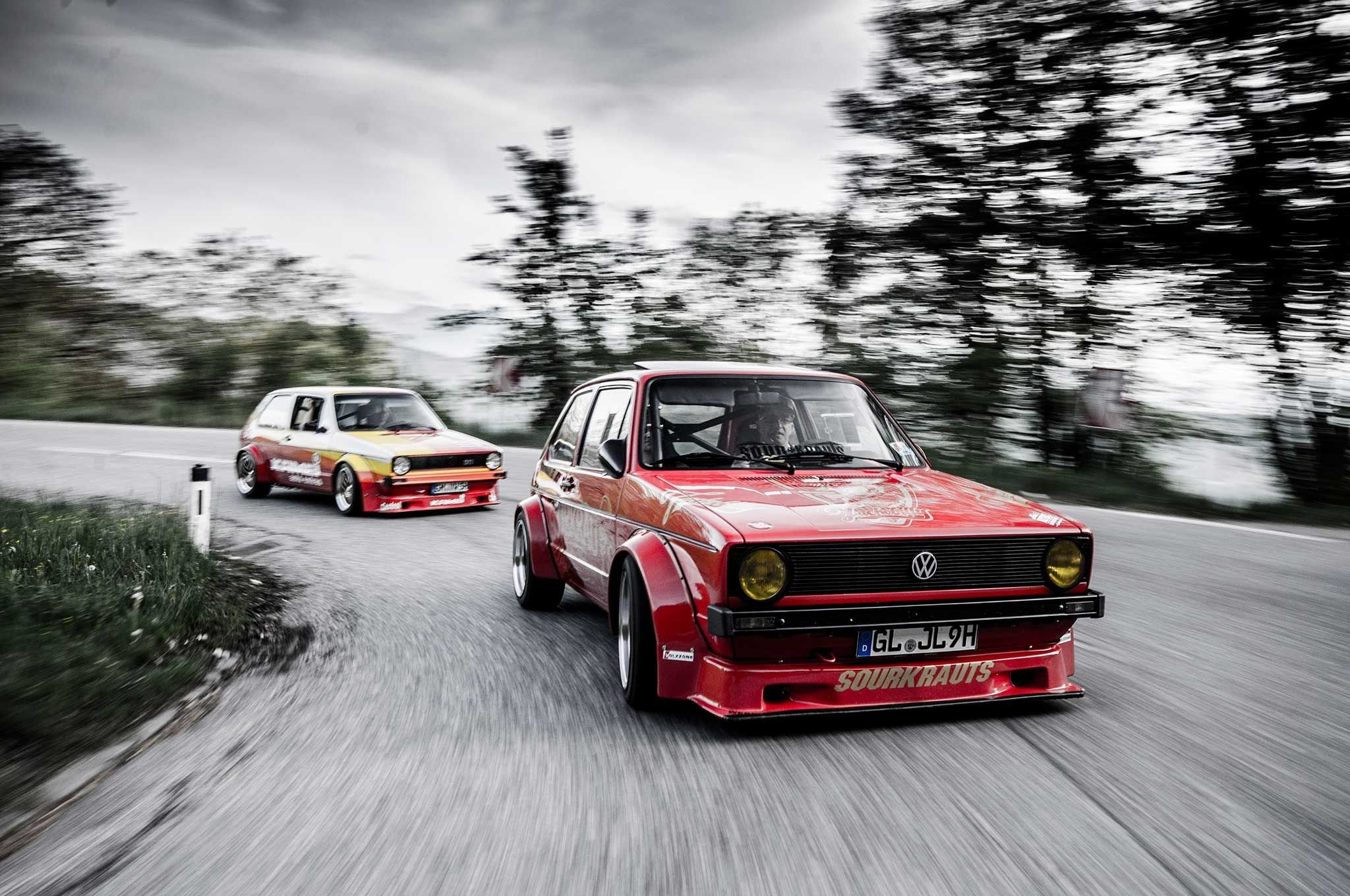 VW Golf mk1 tuning pictures