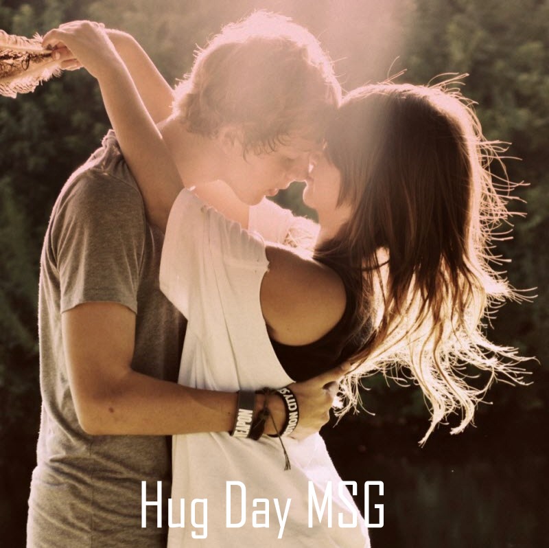 Happy Hug Day Messages Sms Wallpaper For Boyfriend