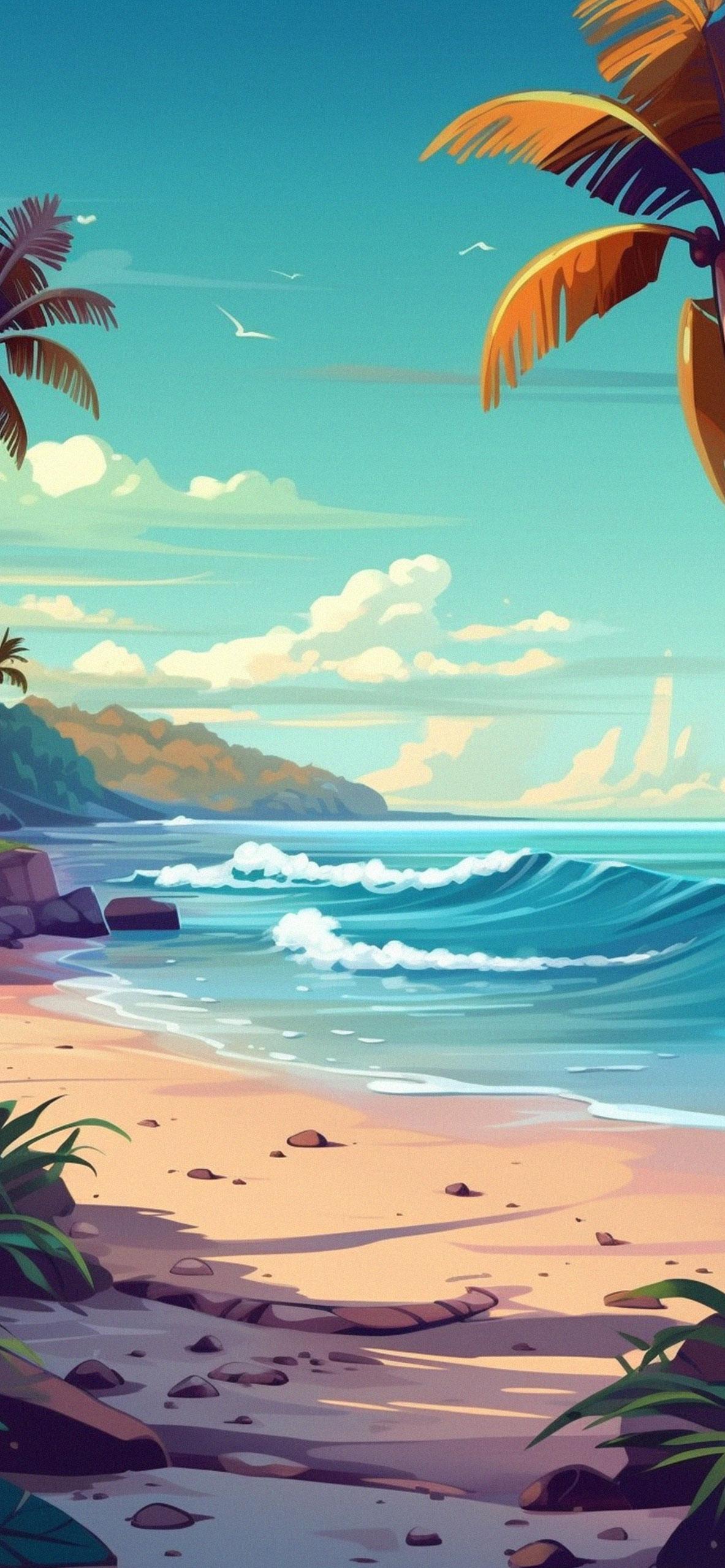 Hawaii Beach Summer Wallpaper For iPhone