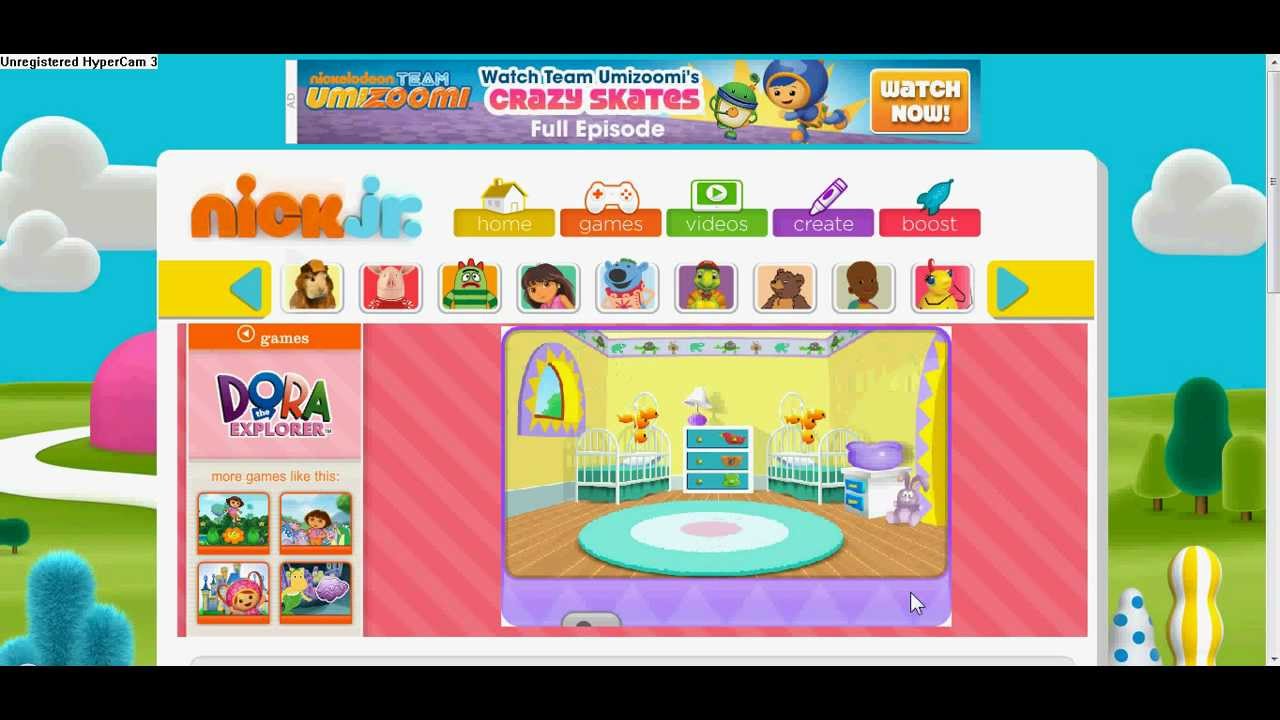 nick jr games and videos free