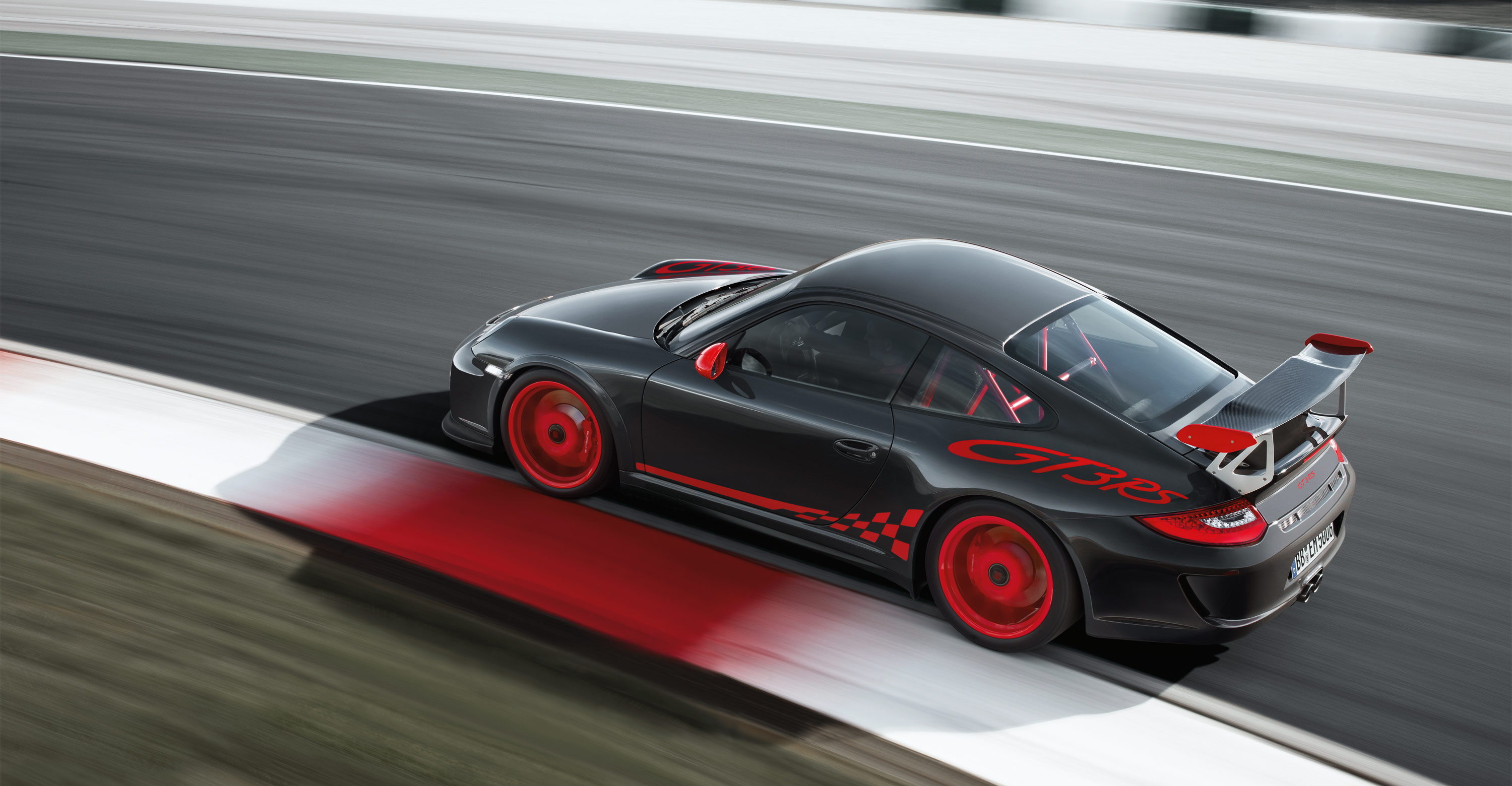 Grey Black Guards Red Porsche Gt3 Rs Wallpaper Side Angle Top