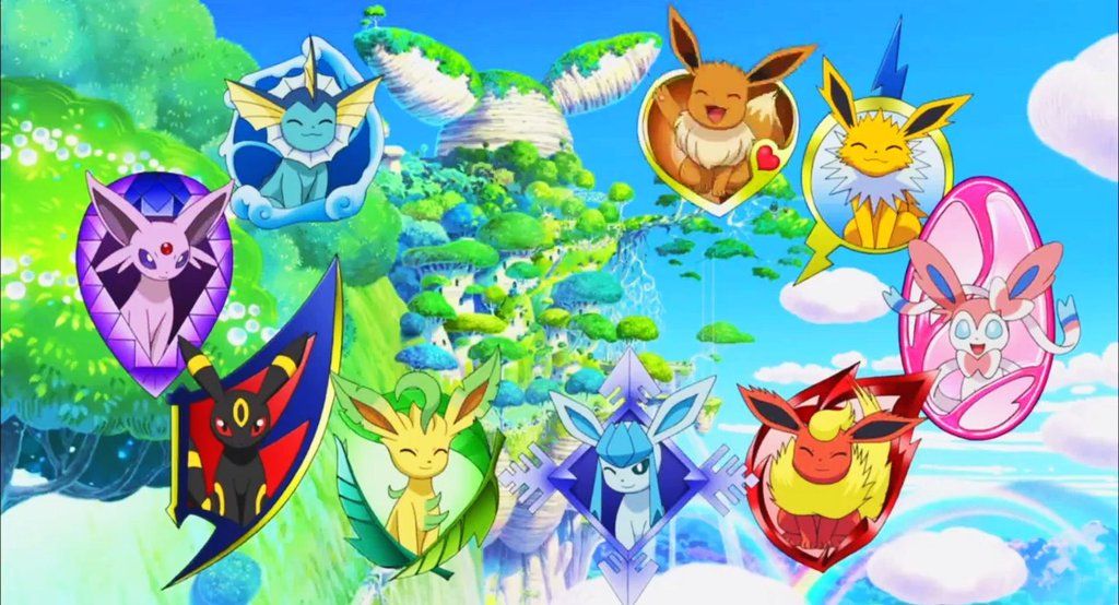 Pix For Pokemon Eevee Evolution Wallpaper