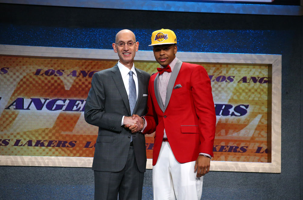 Style Points D Angelo Russell Wins The Nba Draft Diddy Breaks Out