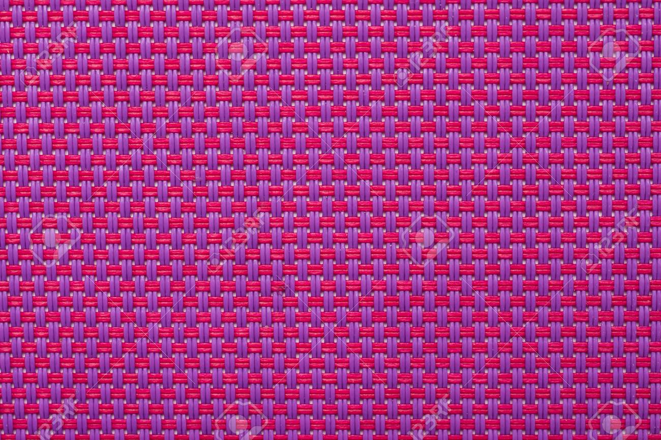 Purple And Pink Raffia Texture Pattern Background Macro Stock