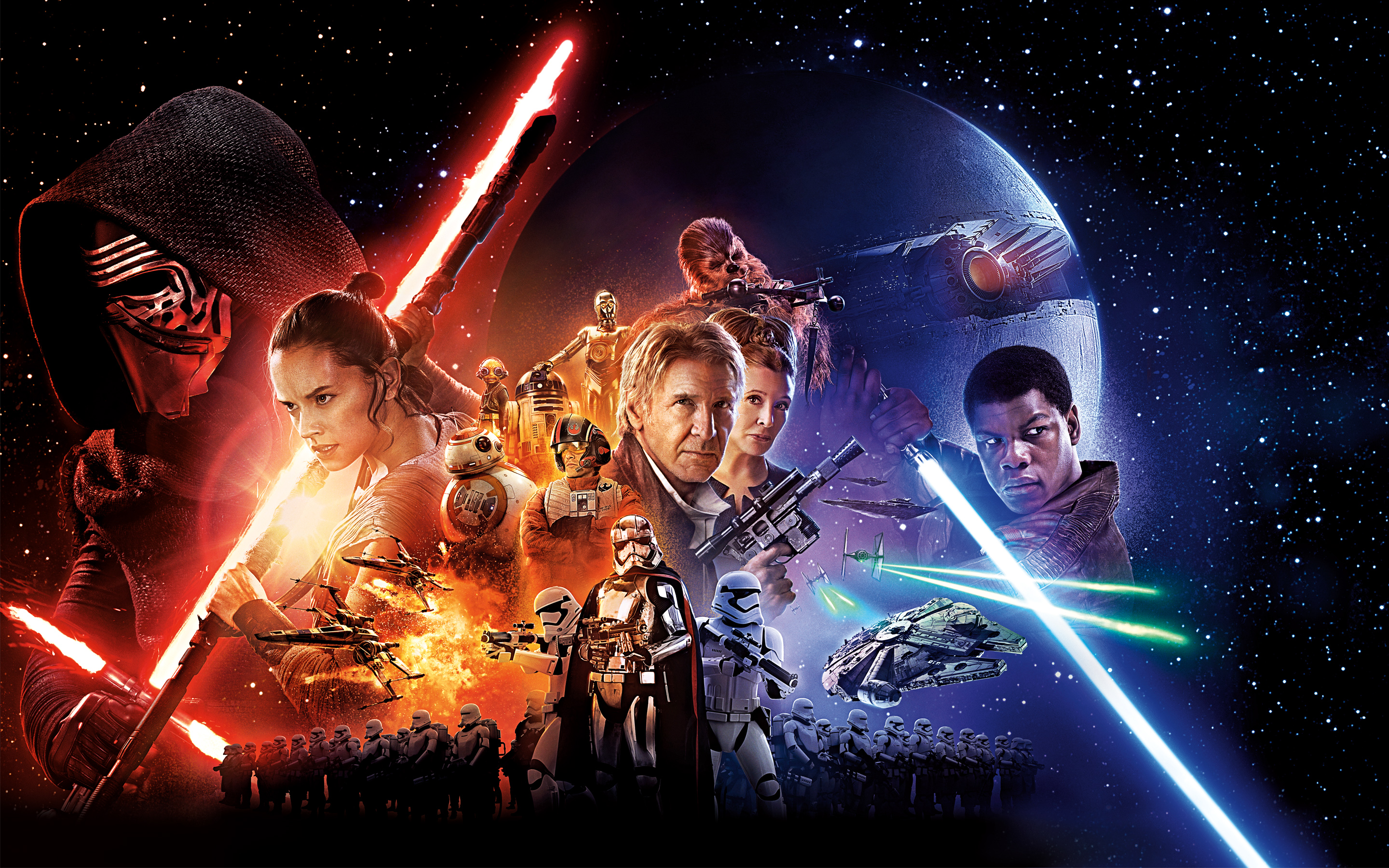  Wars Episode VII The Force Awakens Movie Wallpapers HD Wallpapers 2880x1800