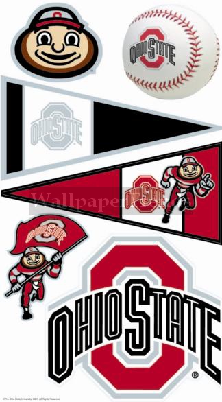 Osu Ohio State University Buckeyes Wall Decals Removable Stickers