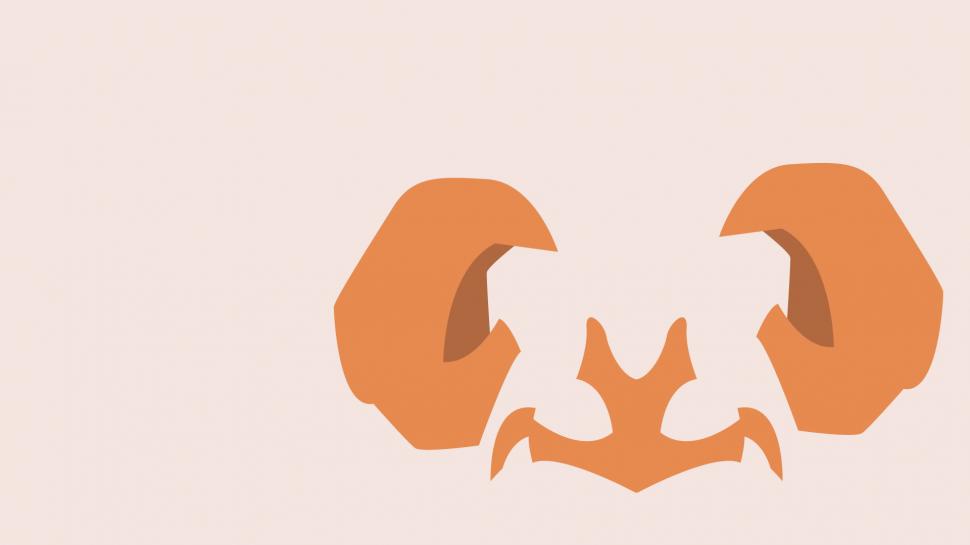 Krabby Minimalism Simple Background Wallpaper Anime