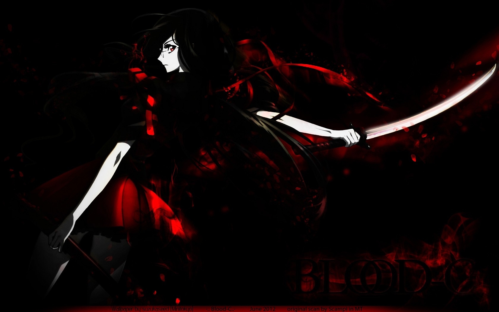 Anime Black And Red Wallpaper Teahub Io